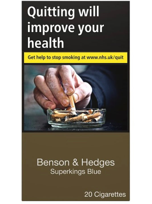 Benson & Hedges Superkings Blue 20 Cigarettes