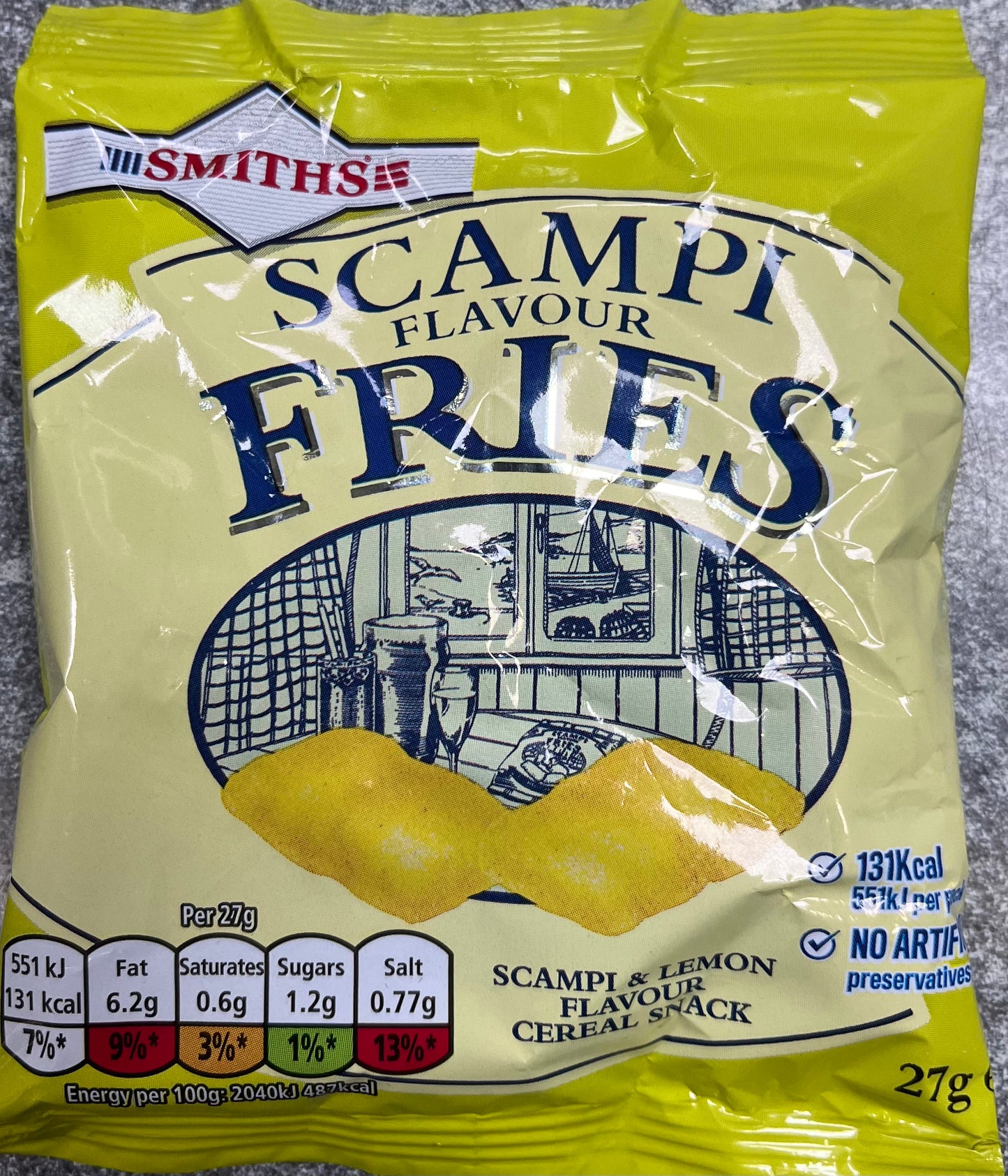 Scampi flavour fries 24x27g